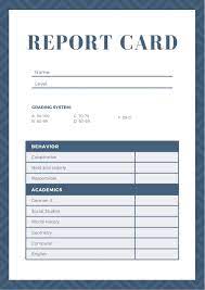 Report Card
